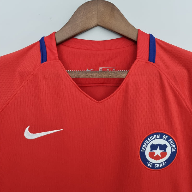 Camisa Chile - Retrô | 16/17 - (Casa)