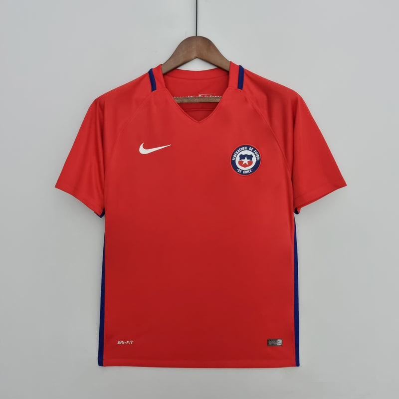 Camisa Chile - Retrô | 16/17 - (Casa)