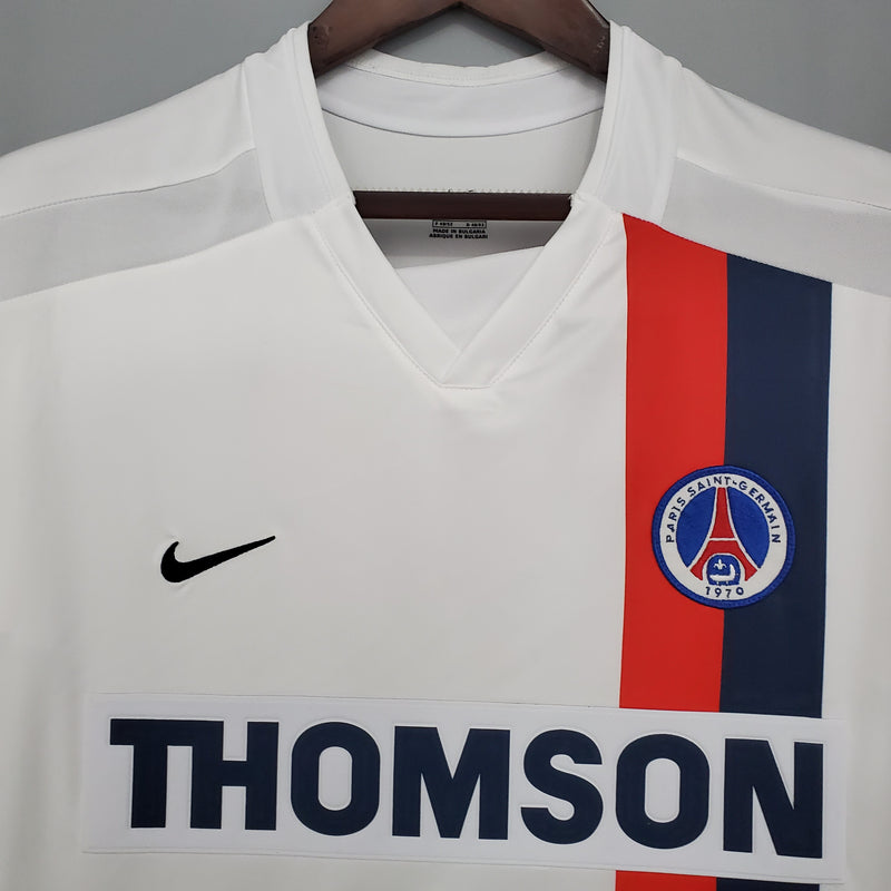 Camisa PSG - Retrô | 02/03 - Branca - (Fora)