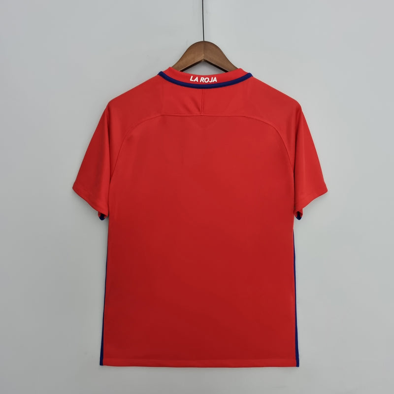 Camisa Chile - Retrô | 16/17 - (Casa)