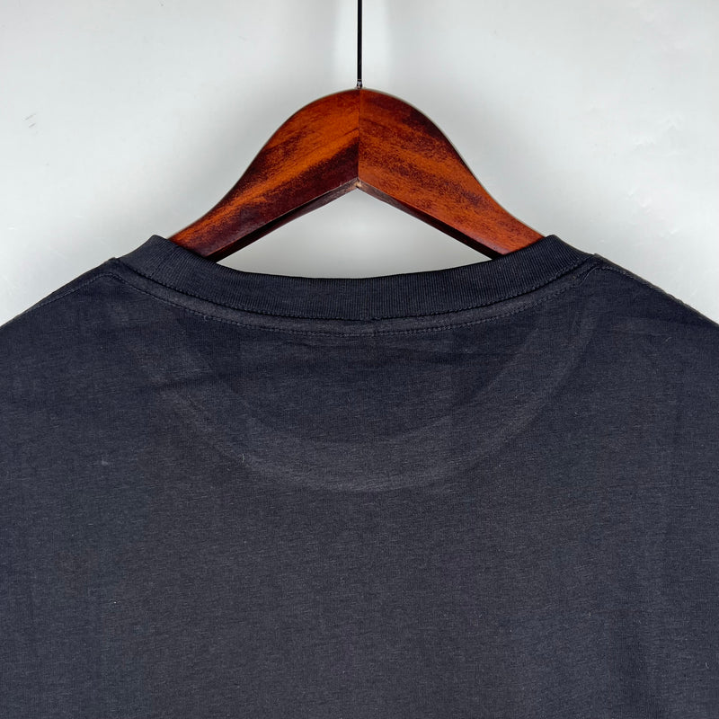 Camisa PSG - Torcedor | 23/24 - Camiseta de Algodão Preta