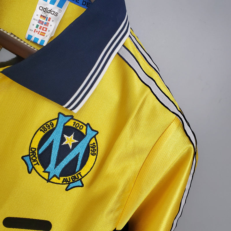 Camisa Marselha - Retrô | 98/99 - Amarela - (Fora)
