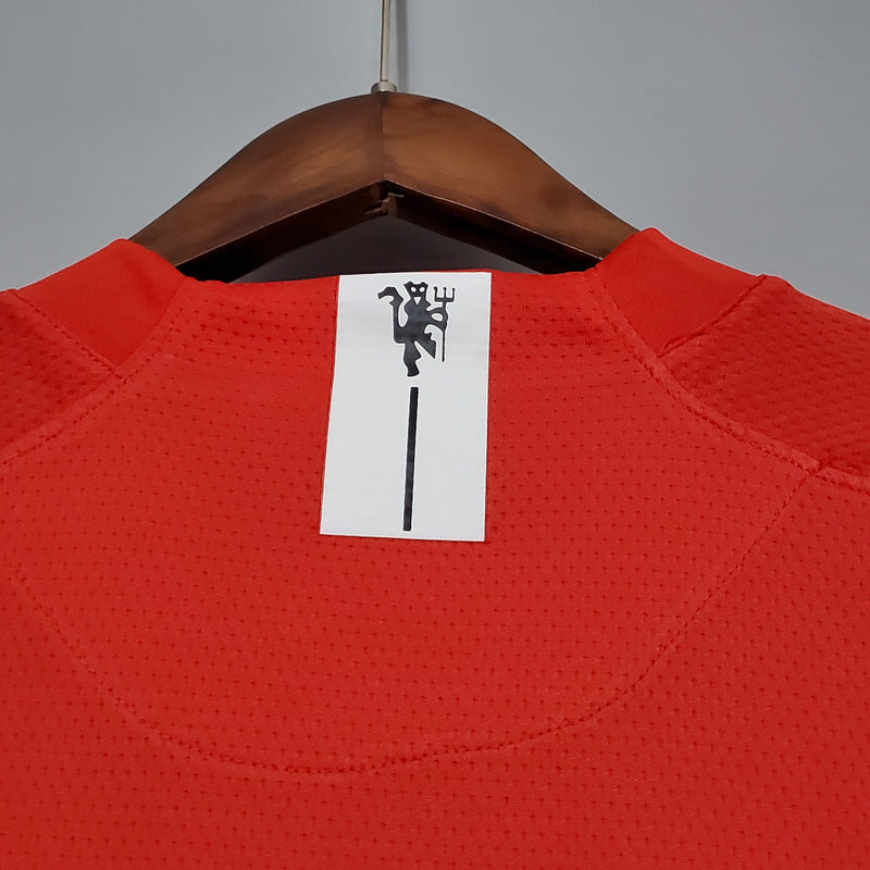 Camisa Manchester United - Retrô | 07/08 - Versão Champions League - (Casa)