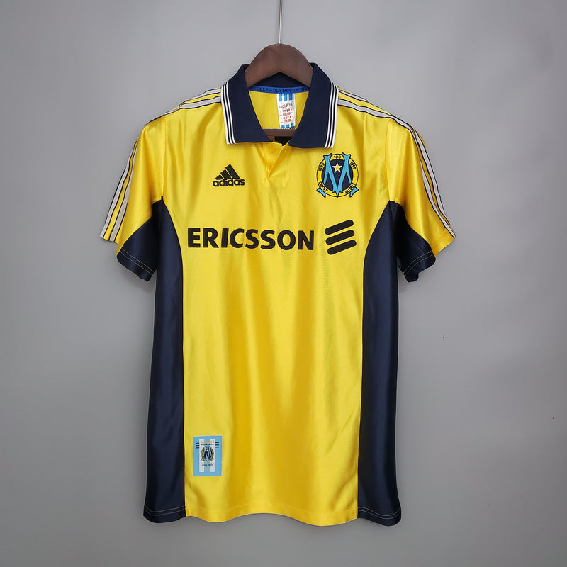 Camisa Marselha - Retrô | 98/99 - Amarela - (Fora)
