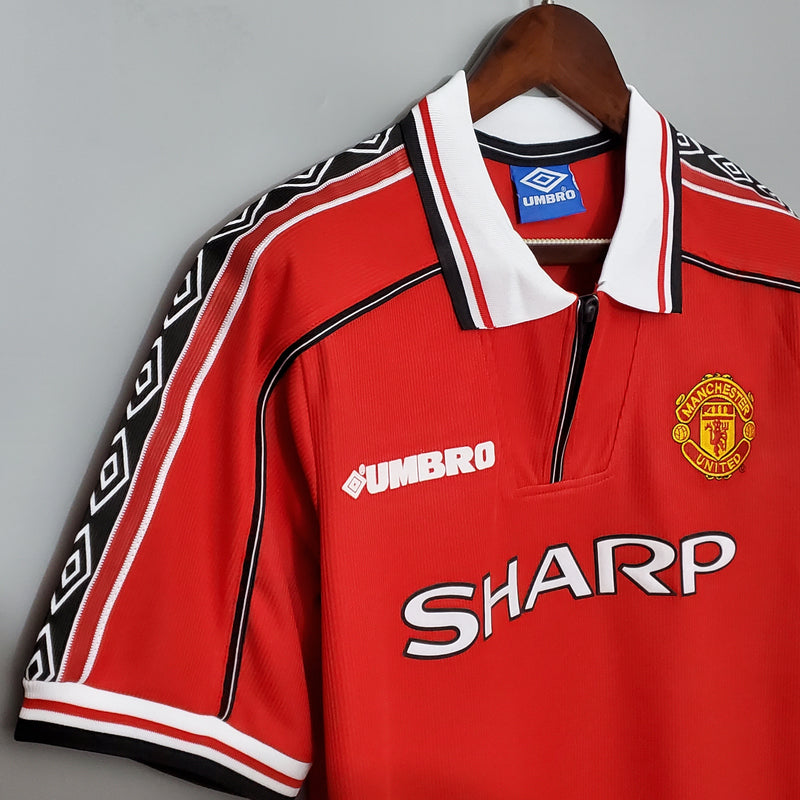 Camisa Manchester United - Retrô | 98/99 - (Casa)