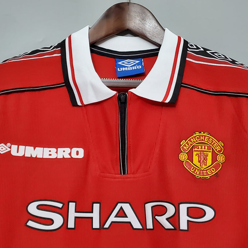 Camisa Manchester United - Retrô | 98/99 - (Casa)