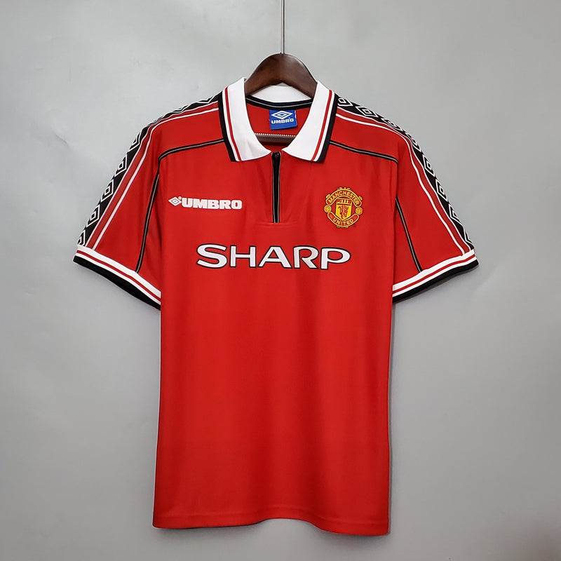 Camisa Manchester United - Retrô | 98/99 - (Casa)