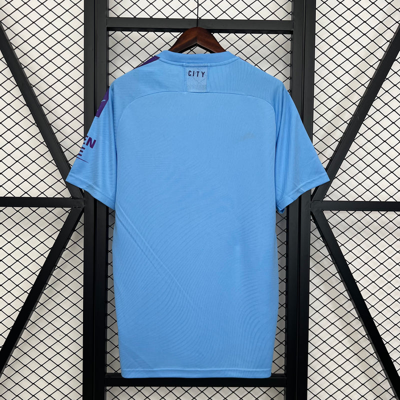 Camisa Manchester City - Retrô | 19/20 - (Casa)