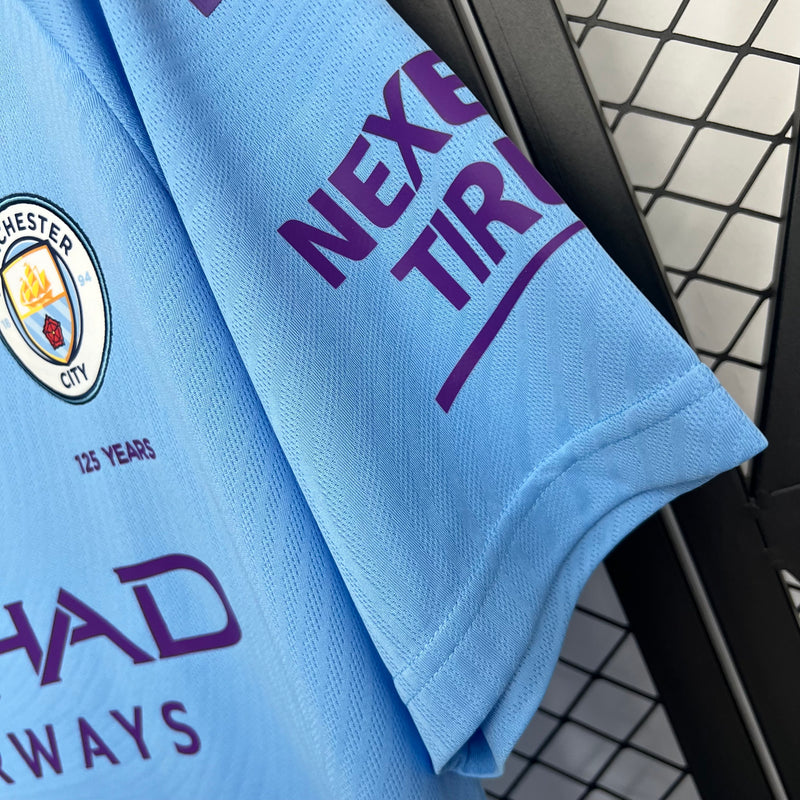 Camisa Manchester City - Retrô | 19/20 - (Casa)