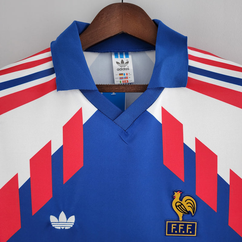 Camisa França - Retrô | 88/90 - (Casa)