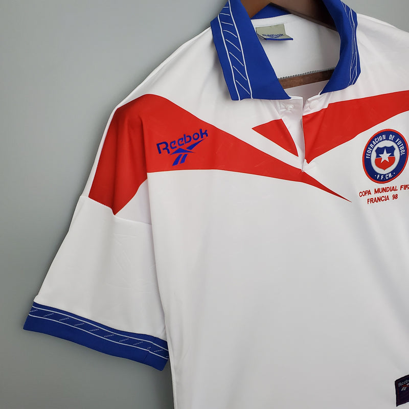 Camisa Chile - Retrô | 1998 - (Fora)