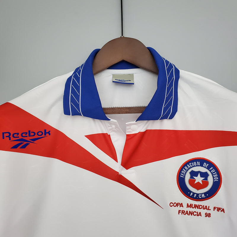 Camisa Chile - Retrô | 1998 - (Fora)