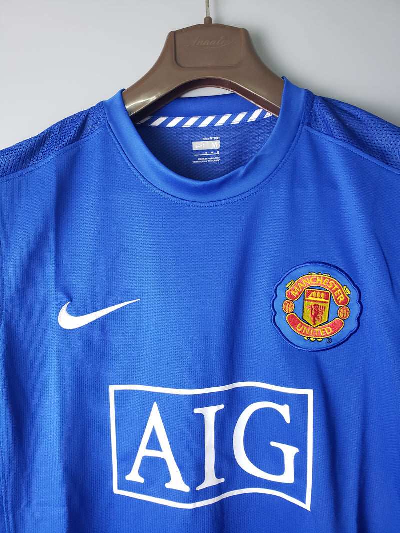 Camisa Manchester United - Retrô | 07/08 - Manga Curta - (Fora)