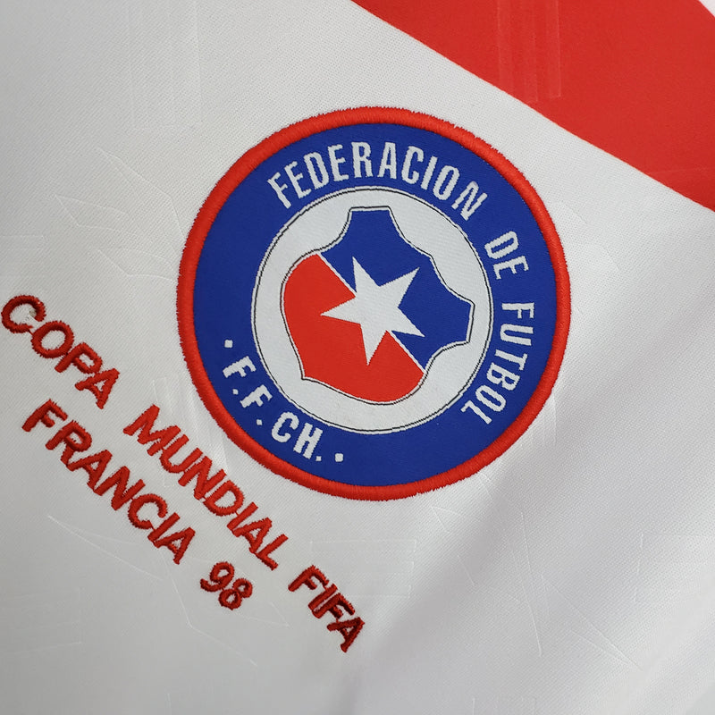 Camisa Chile - Retrô | 1998 - (Fora)