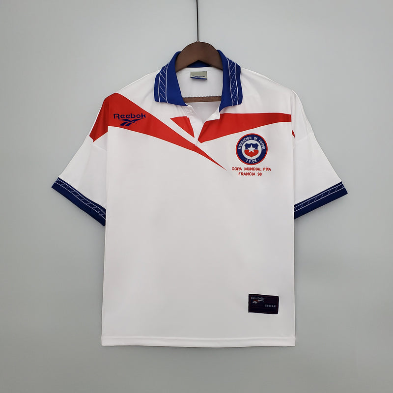 Camisa Chile - Retrô | 1998 - (Fora)