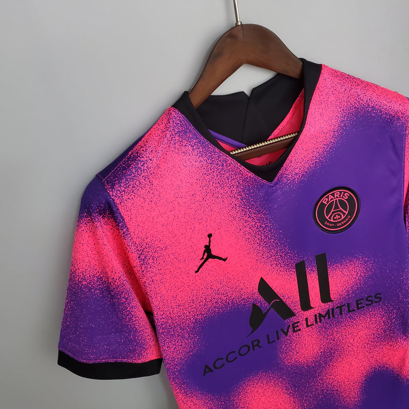 Camisa PSG - Torcedor | 20/21 - Jordan - Quarto Fora - Roxa
