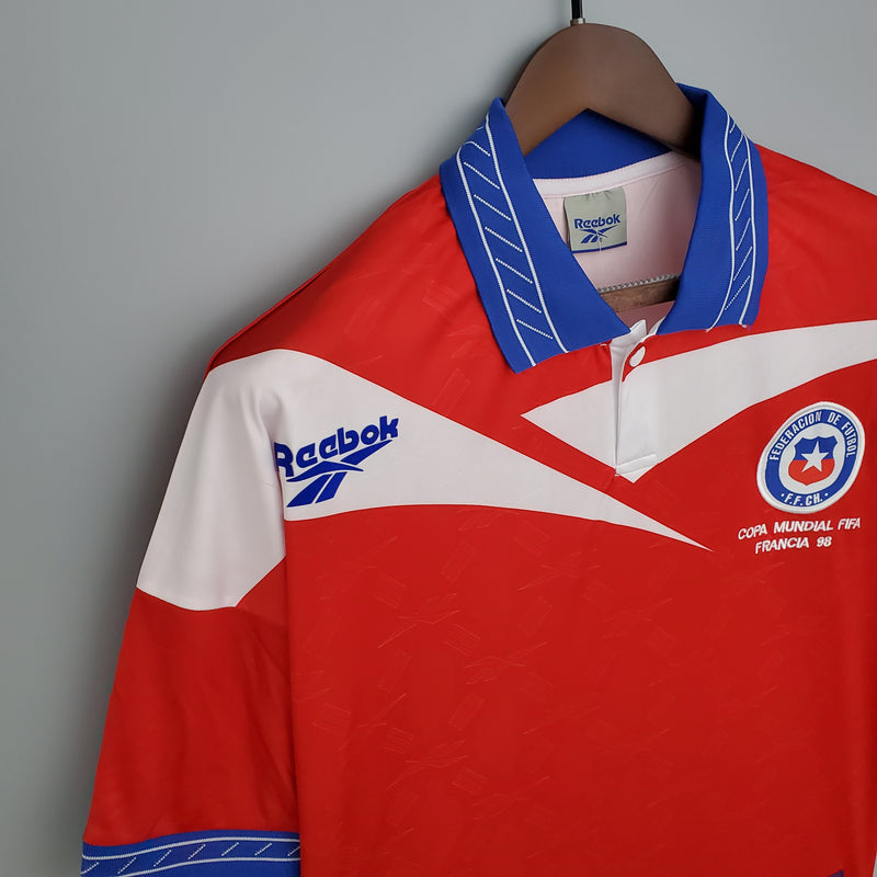 Camisa Chile - Retrô | 1998 - (Casa)