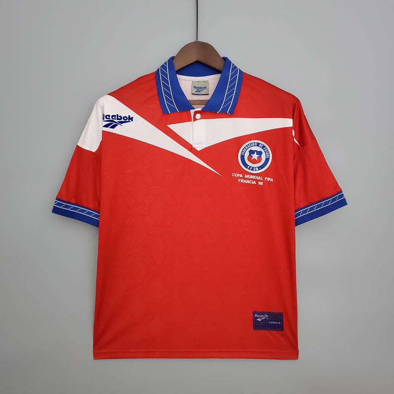 Camisa Chile - Retrô | 1998 - (Casa)