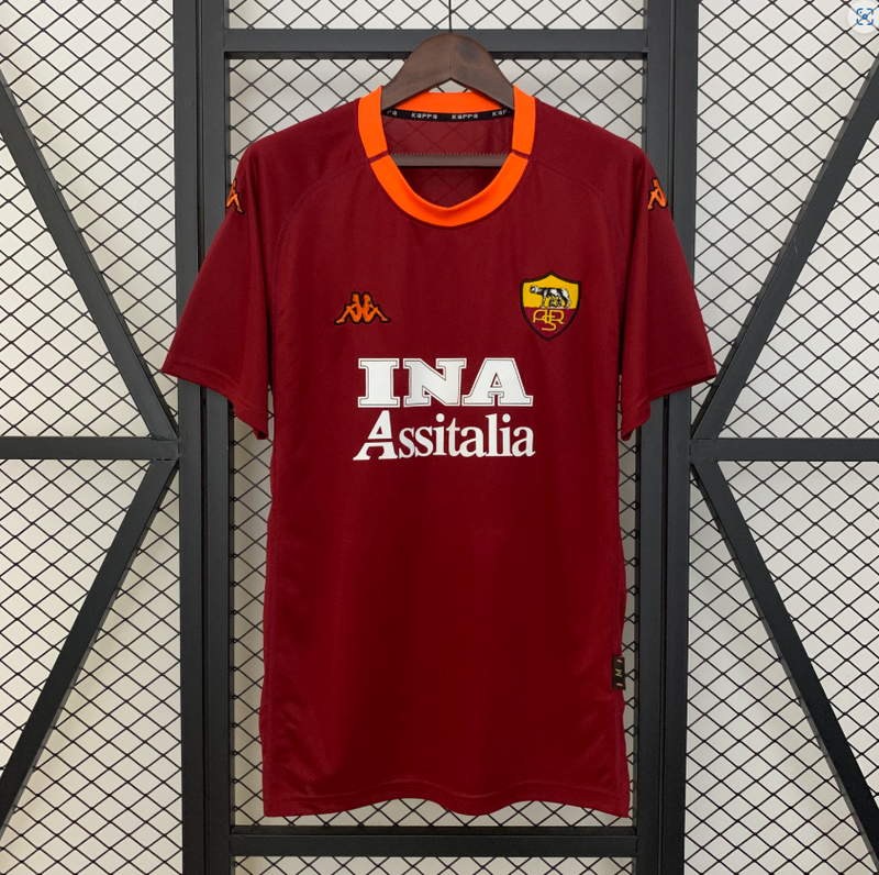 Camisa Roma - Retrô 00/01