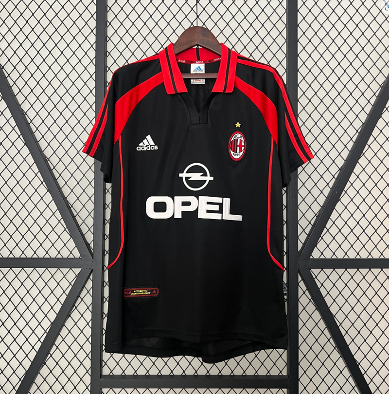Camisa A.C Milan - Retrô  00/01   (Fora)