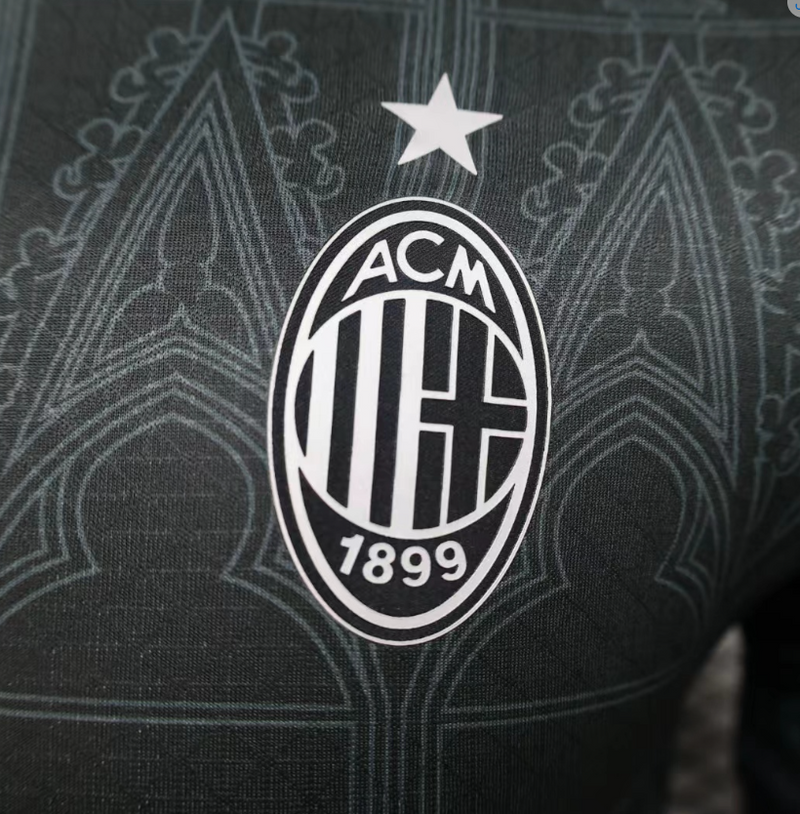 Camisa A.C Milan - Jogador| 23/24 - Preta