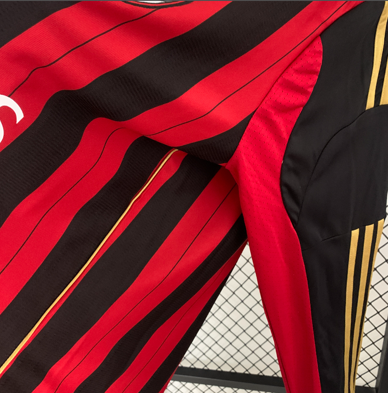 Camisa A.C Milan   - Retrô Manga longa | 13/14 (Casa)