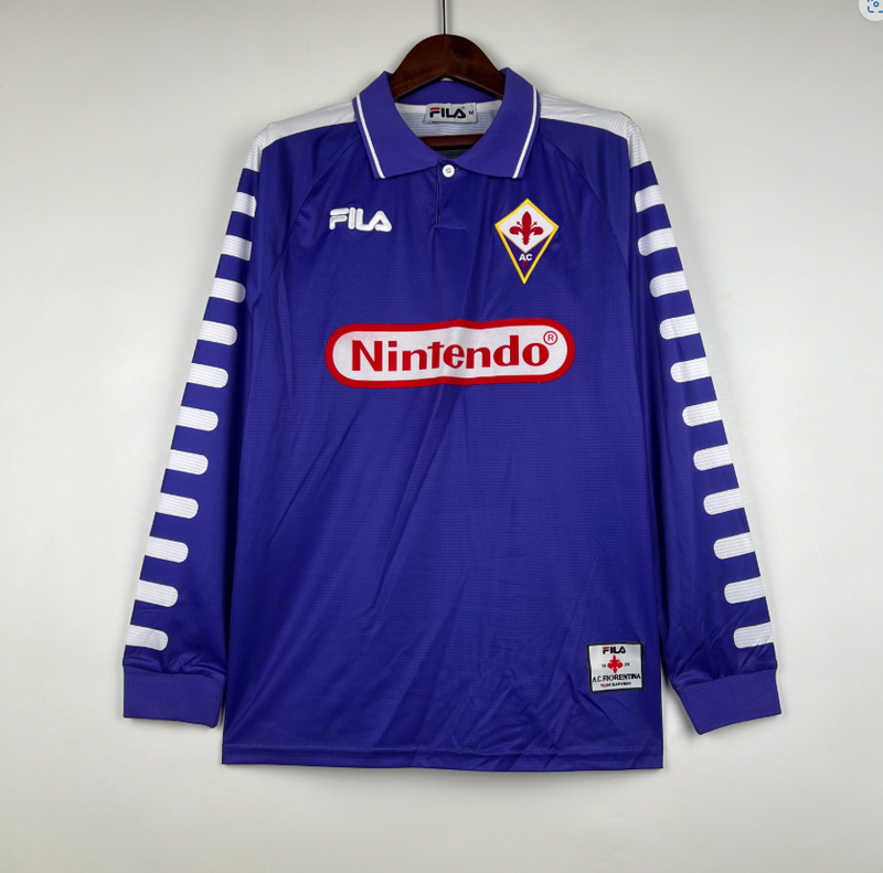 Camisa Fiorentina  - Retrô Manga longa 1988 (Casa)