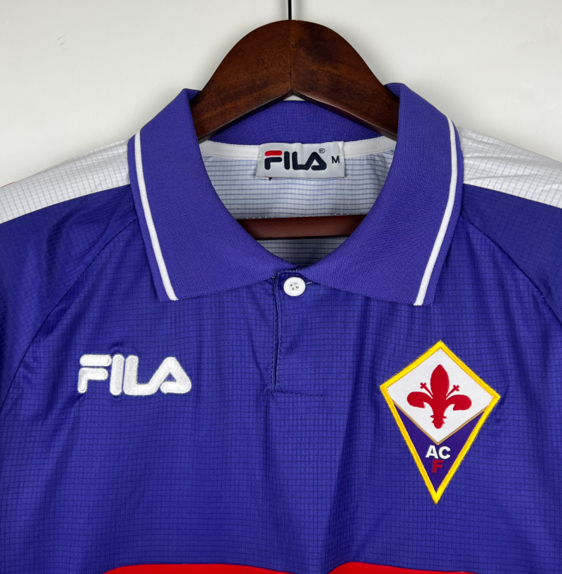 Camisa Fiorentina  - Retrô Manga longa 1988 (Casa)