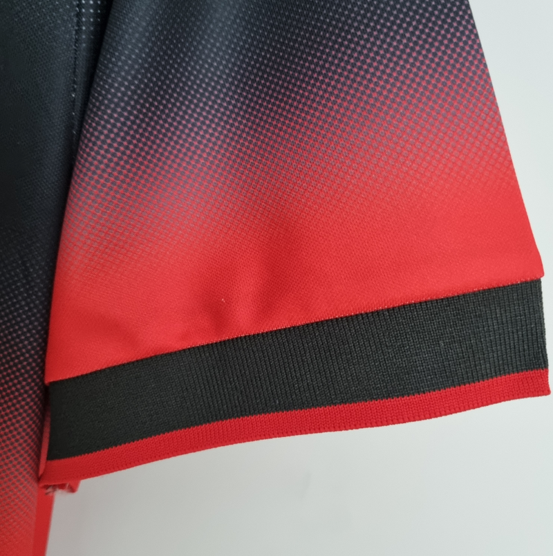 Camisa A.C Milan - Retrô | 95/96 (Treino) Preta e Branca