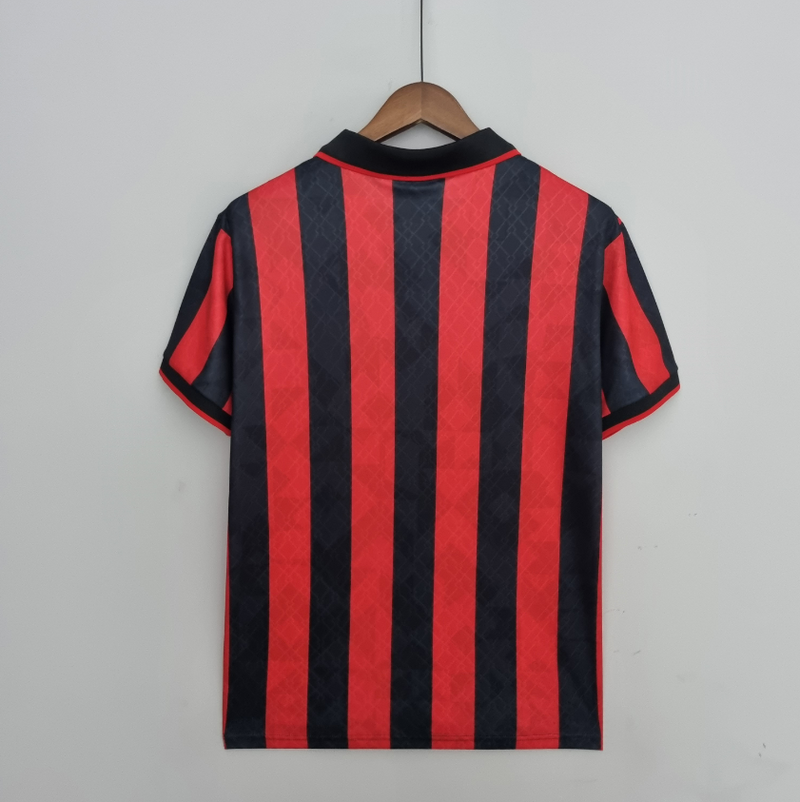 Camisa A.C Milan- Retrô |  95/96 -  (Casa)