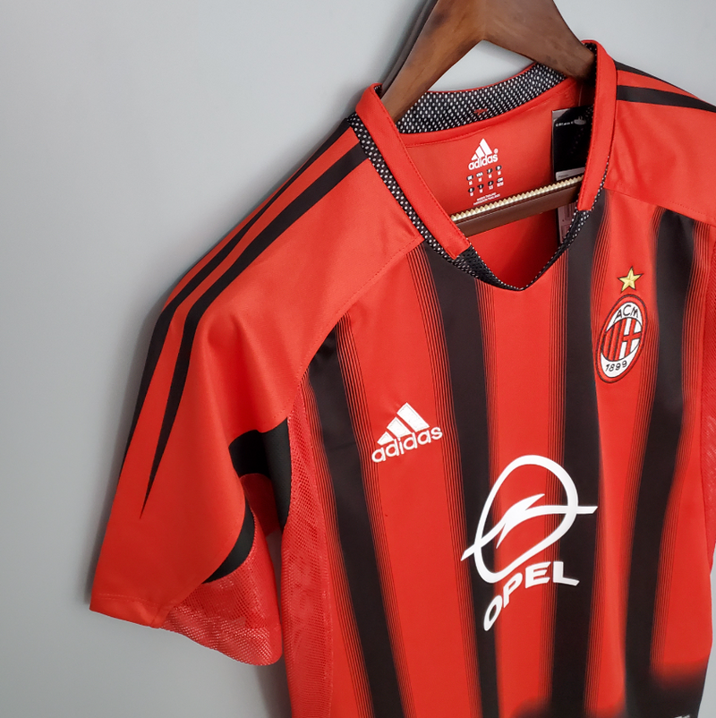 Camisa  A.C Milan - Retrô | 05/05  -  (Casa)