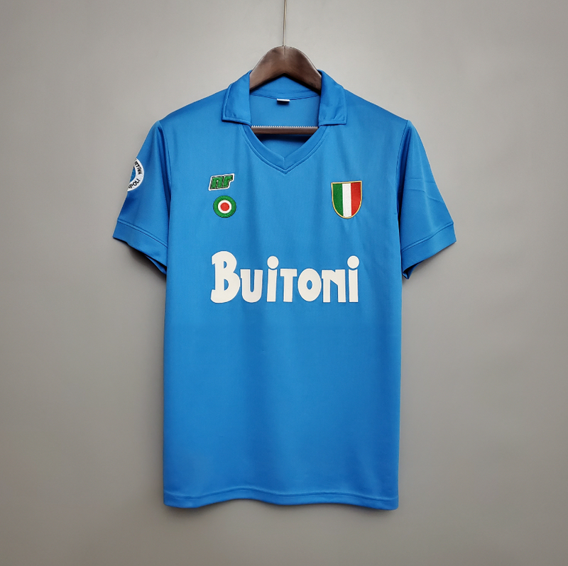Camisa Napoli - Retrô | 87/88 -  (Casa)