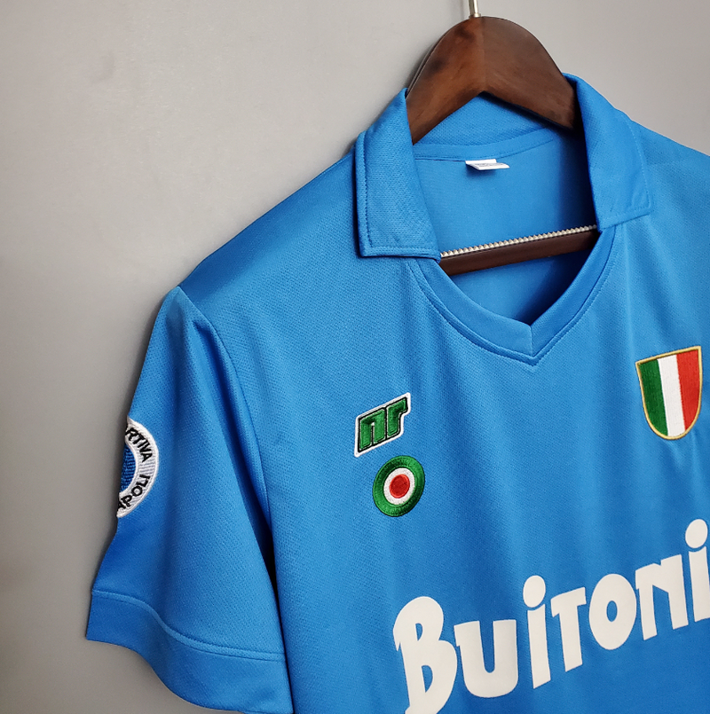 Camisa Napoli - Retrô | 87/88 -  (Casa)