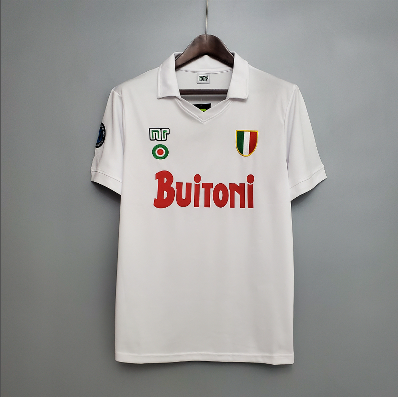 Camisa Napoli - Retrô | 87/88 -  (Fora)