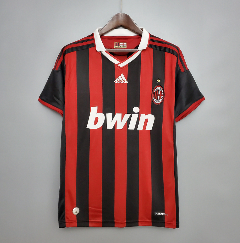 Camisa A.C Milan - Retrô | 09/10 -  (Casa)