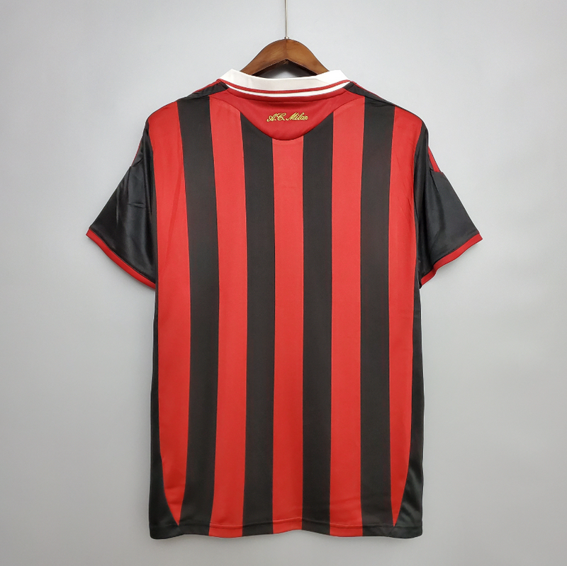 Camisa A.C Milan - Retrô | 09/10 -  (Casa)
