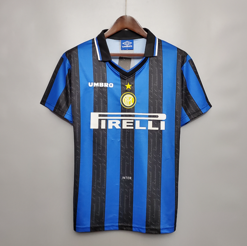 Camisa Inter De Milão  - Retrô | 97/98 -  (Casa)