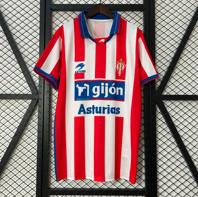 Camisa Sporting Gijón - Retrô | 01/02 - (Casa)