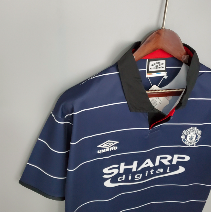 Camisa Manchester United - Retrô | 99/00 - (Fora)
