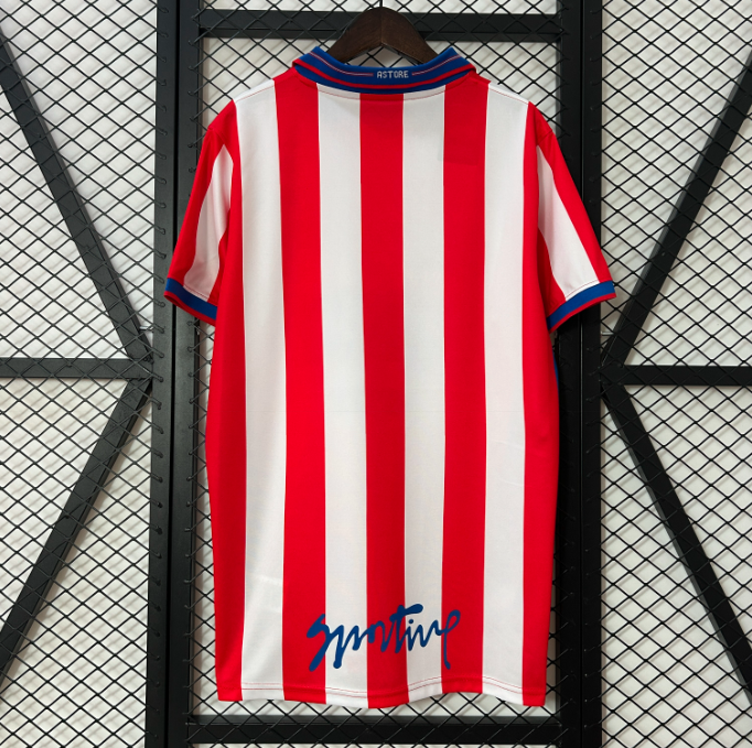 Camisa Sporting Gijón - Retrô | 01/02 - (Casa)
