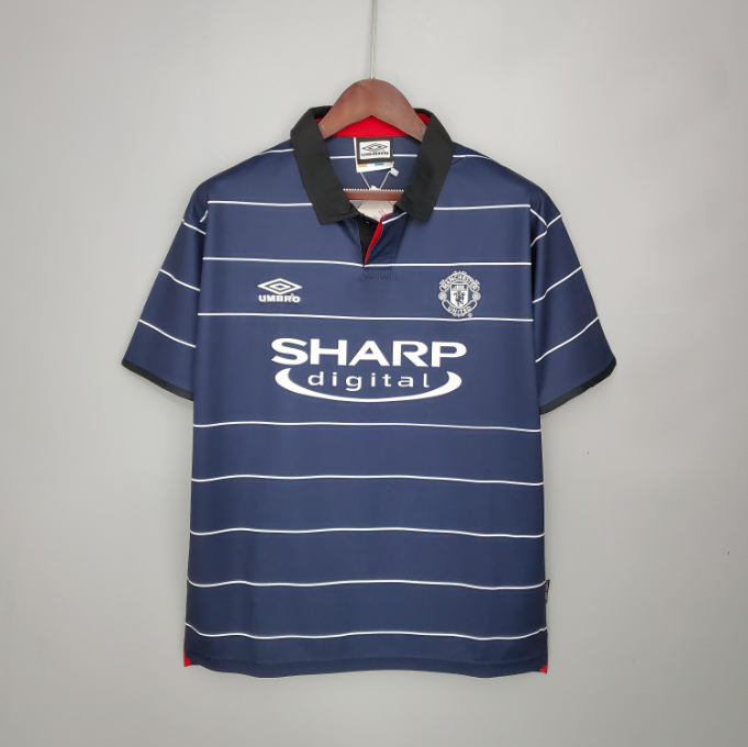 Camisa Manchester United - Retrô | 99/00 - (Fora)