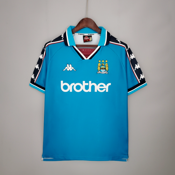 Camisa Manchester City - Retrô | 97/99 - (Casa)