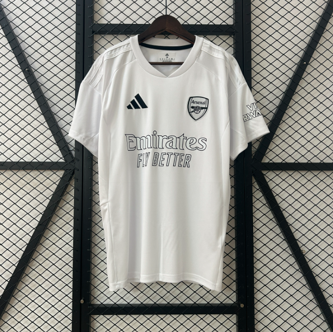 Camisa Arsenal - Torcedor I 25/26 - Edição Especial Branca
