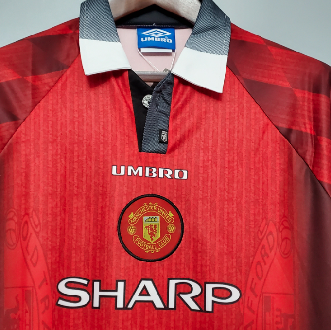 Camisa Manchester United - Retrô | 1996 - (Casa)