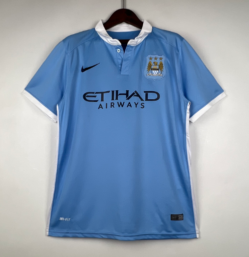Camisa Manchester City - Retrô | 15/16 - (Casa)