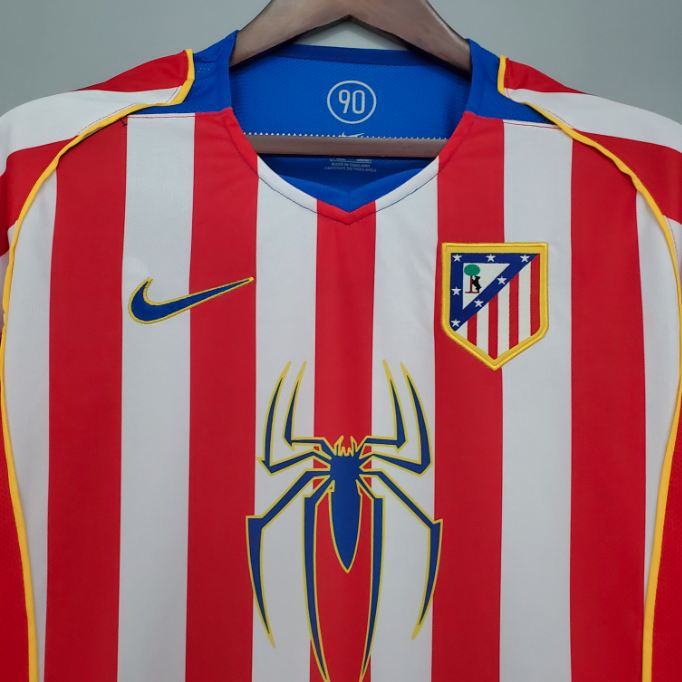 Camisa Atletico Madrid - Retrô | 04/05 - (Casa)