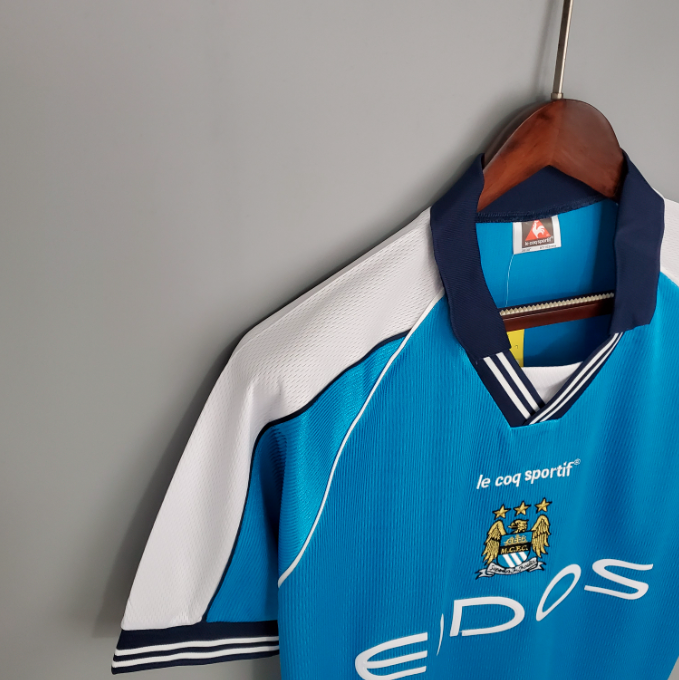 Camisa Manchester City - Retrô | 99/01 - (Casa)