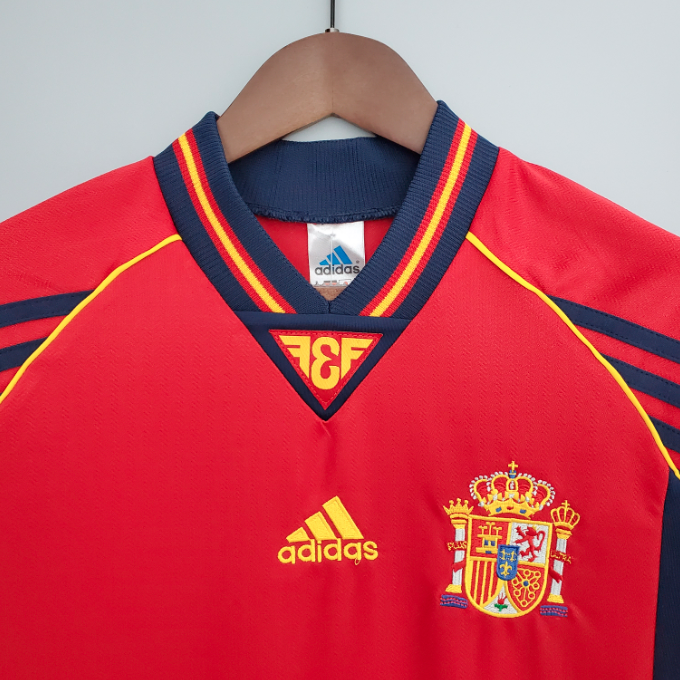Camisa Espanha - Retrô | 1998 - (Casa)