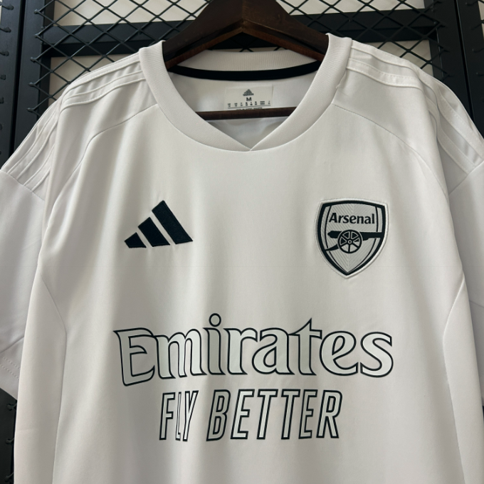Camisa Arsenal - Torcedor I 25/26 - Edição Especial Branca