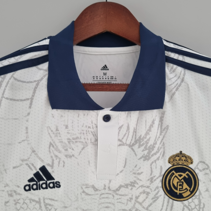 Camisa Real Madrid - Torcedor | 22/23 - Dragão Chinês Branco